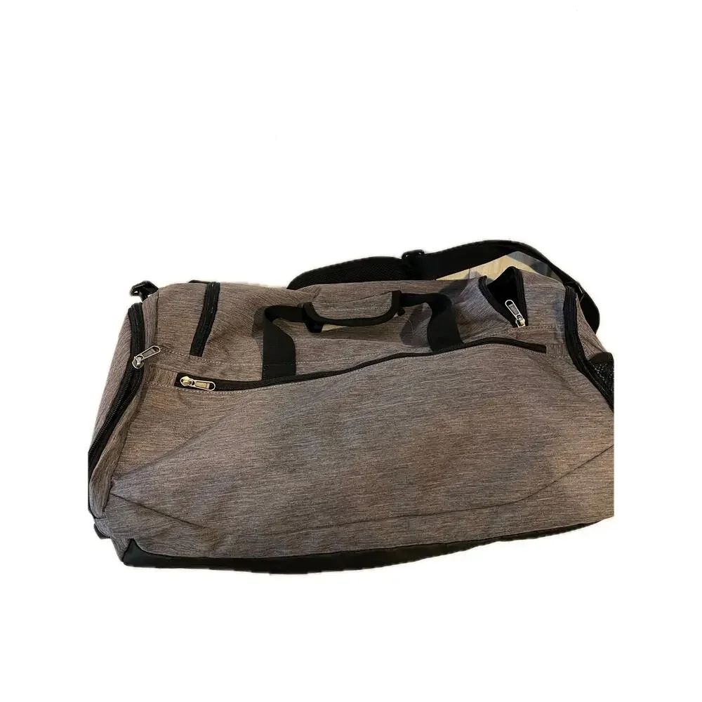 Canway Gray Duffel Gym Bag 20x10x10